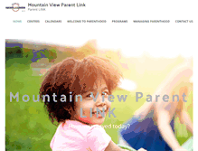 Tablet Screenshot of mountainviewparentlink.org